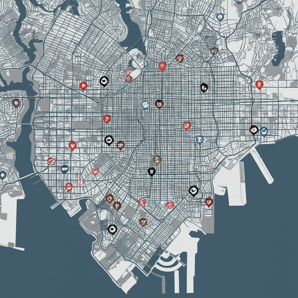 Office location map